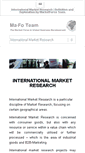 Mobile Screenshot of international-market-research.com